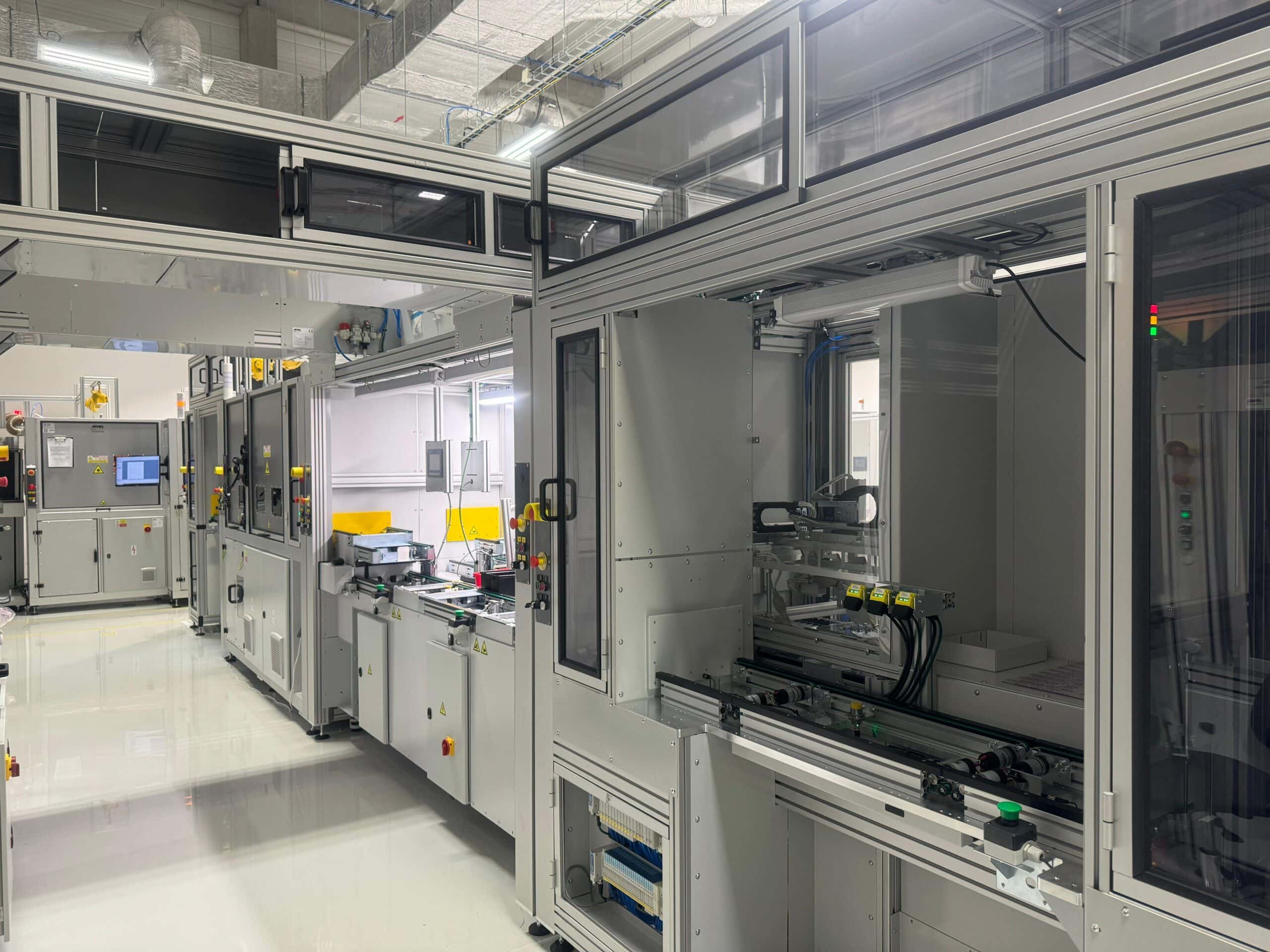 Assembly and soldering line